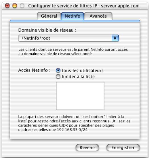 APPLE MAC OS X SERVER - Réglages netinfo - 3