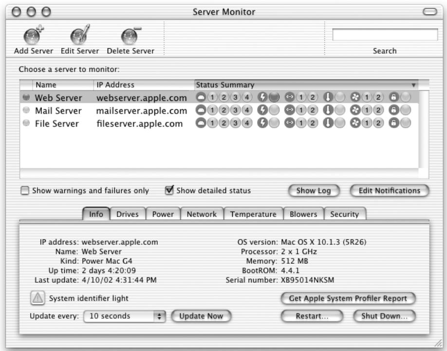 APPLE MAC OS X SERVER 10.2 - Server Monitor - 1