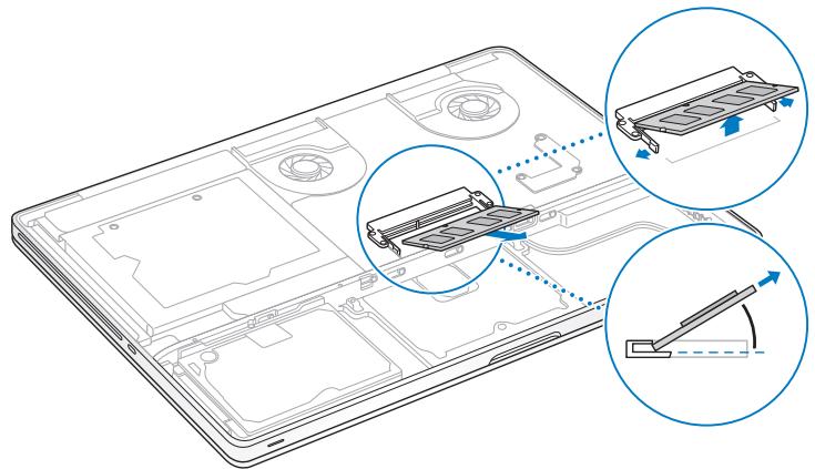 APPLE MACBOOK PRO 15 INCH - To install memory in your MacBook Pro: - 3