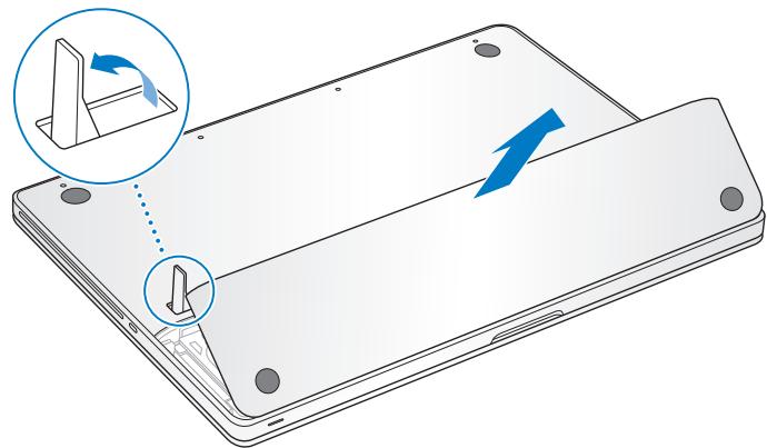 APPLE MACBOOK PRO 15 INCH - To remove and replace the battery: - 1