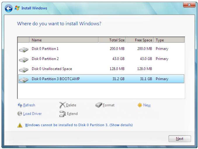 APPLE OS X LION - Step 3: Install Windows - 2