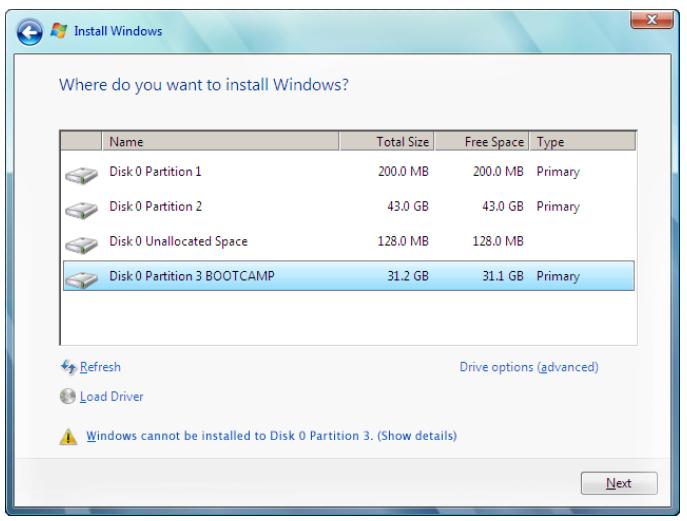 APPLE OS X LION - Step 3: Install Windows - 1