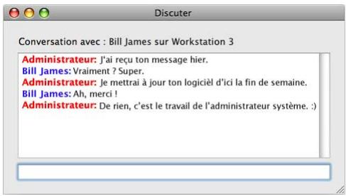 APPLE REMOTE DESKTOP 3.2 - Envoi de messages - 1