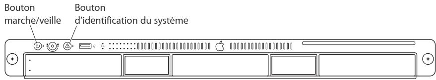 APPLE XSERVE DIAGNOSTICS - Démarrage d'une image NetBoot des outils EFI AXD à l'aide du panneau frontal du Xserve - 1