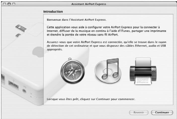 APPLE AIRPORT EXPRESS - Utilisation de l'assistant airport express - 1