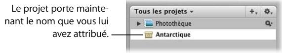 APPLE APERTURE 2.1.1 - Pour créer un nouveau projet : - 2