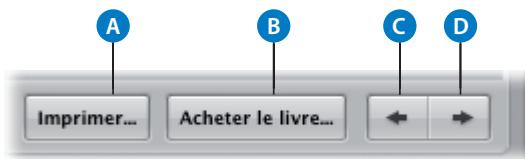 APPLE APERTURE 2.1.1 - Boutons d'impression et de navigation de page - 1