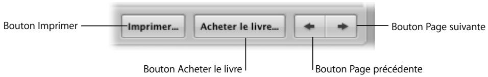 APPLE APERTURE 2.1.1 - Commandes de l'éditeur de modèles de livres - 7