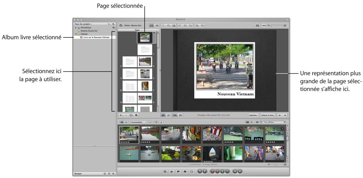 APPLE APERTURE 2.1.1 - Vue d'ensemble de la création de livres - 2