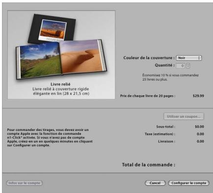 APPLE APERTURE 2.1.1 - Vue d'ensemble de la création de livres - 10