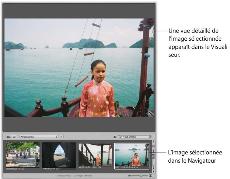 APPLE APERTURE 2.1.1 - Vue d'ensemble du visualiser - 1