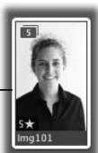 APPLE APERTURE 2.1.1 - Vue d'ensemble de l'empilement des images - 2