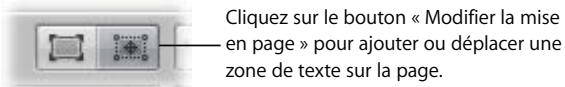 APPLE APERTURE 2.1.1 - Pour ajouter une zone de texte à une page : - 1