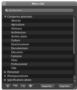 APPLE APERTURE 2.1.1 - Attribution de mots-clés aux images - 2