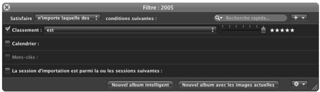 APPLE APERTURE 2.1.1 - Pour classer des images en plusieurs étapes : - 2