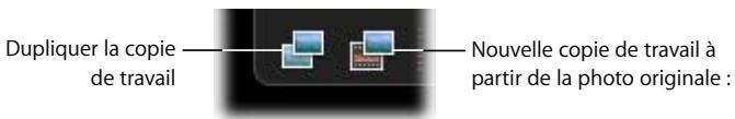 APPLE APERTURE 2.1.1 - Boutons de copies de travail - 1