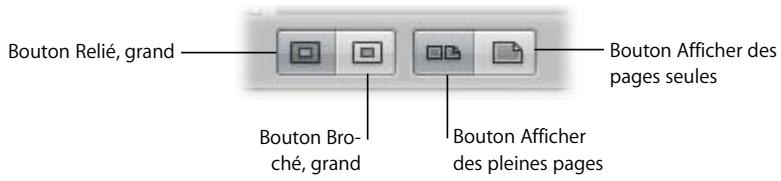APPLE APERTURE 2.1.1 - Commandes de l'éditeur de modèles de livres - 6