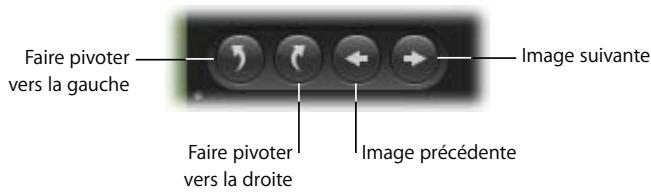 APPLE APERTURE 2.1.1 - Boutons de rotation et de navigation - 1