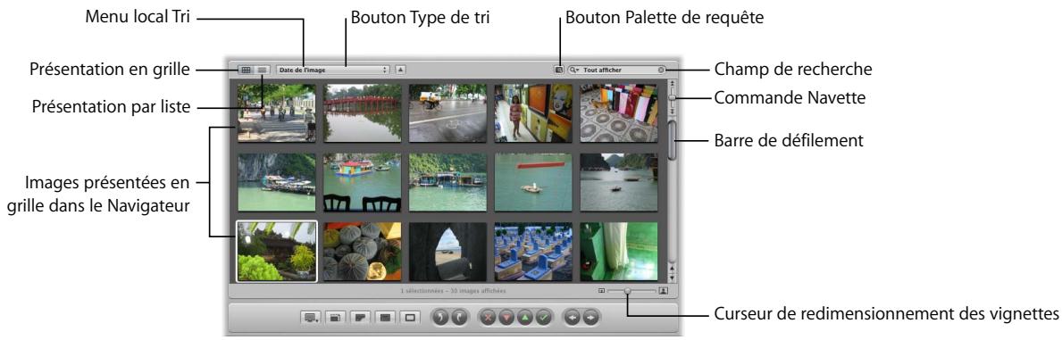 APPLE APERTURE 2.1.1 - Vue d'ensemble du navigateur - 1