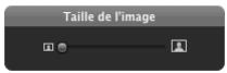 APPLE APERTURE 2.1.1 - Pour modifier la façon dont une image s'inscrit dans une zone de photo : - 1