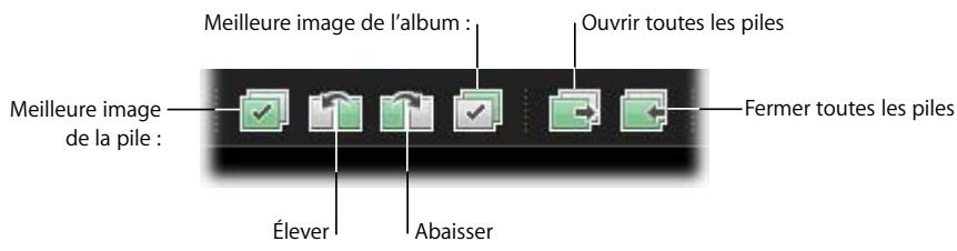 APPLE APERTURE 2.1.1 - Boutons d'empilement - 1