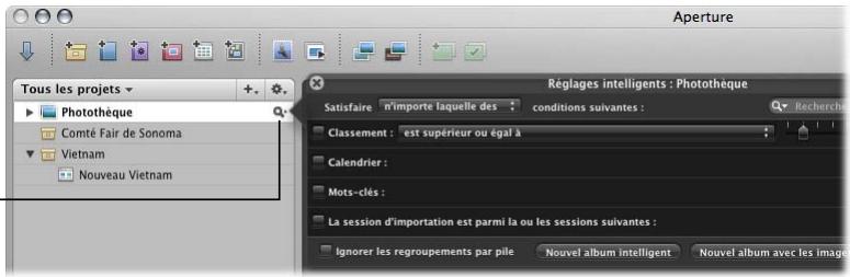 APPLE APERTURE 2.1.1 - Recherche dans l'ensemble de la photothèque - 1
