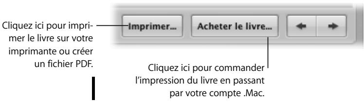 APPLE APERTURE 2.1.1 - Impression des livres - 1