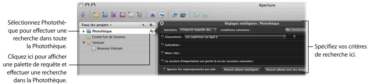 APPLE APERTURE 2.1.1 - Vue d'ensemble de la fonction de recherche - 4