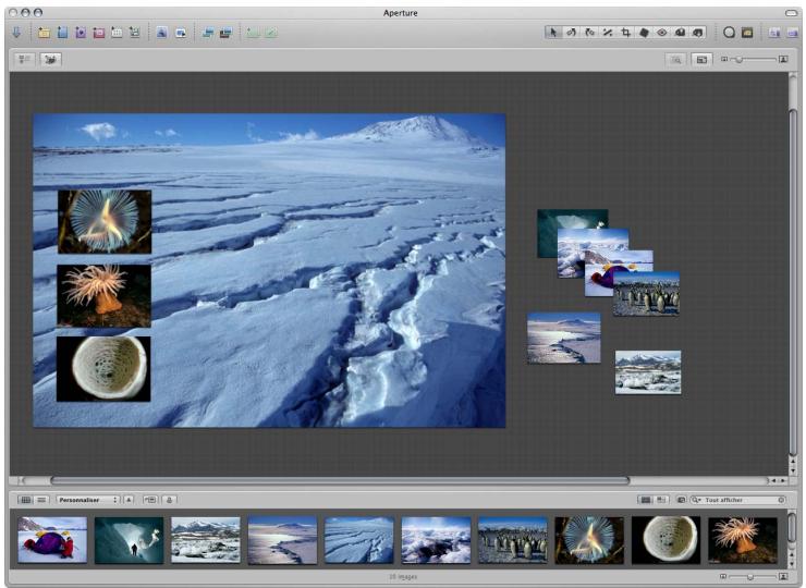 APPLE APERTURE 2.1.1 - Visionnage des images sur la table lumineuse aperture - 1