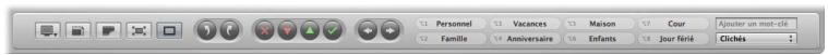APPLE APERTURE 2.1.1 - Barre des commandes - 1