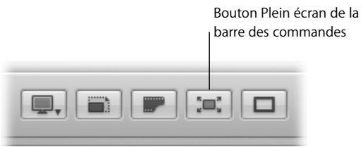 APPLE APERTURE 2.1.1 - Pour entrer en mode plein écran : - 1