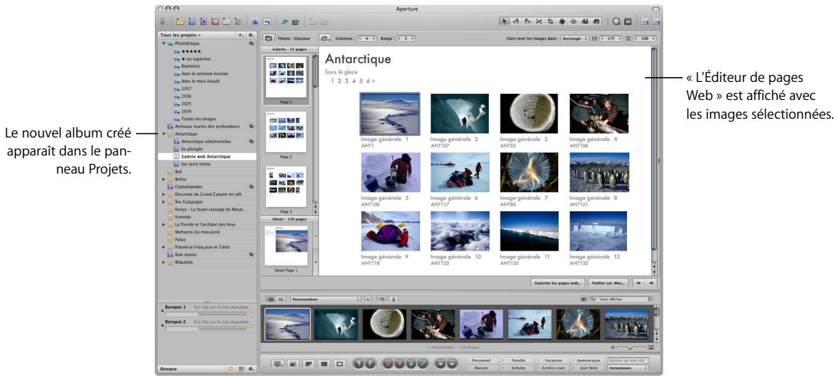APPLE APERTURE 2.1.1 - Publication des images en galleries web et journaux web - 2