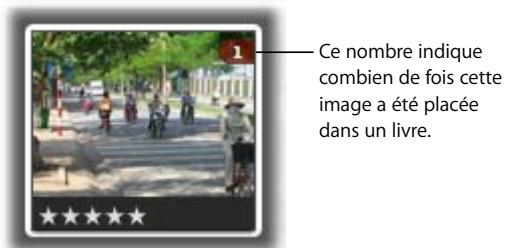 APPLE APERTURE 2.1.1 - Affichage des images à placer dans un livre - 1