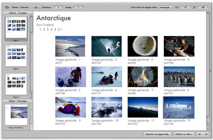 APPLE APERTURE 2.1.1 - Publication des images en galleries web et journaux web - 1