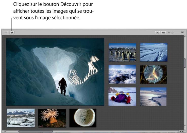APPLE APERTURE 2.1.1 - Pour regrouper des images sur la table lumineuse : - 2