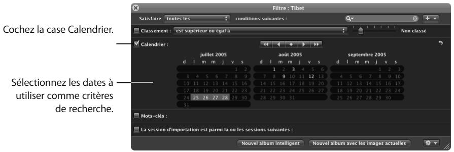 APPLE APERTURE 2.1.1 - Vue d'ensemble de la fonction de recherche - 7