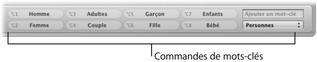 APPLE APERTURE 2.1.1 - Affectation de mots-clés via les commandes de mots-clés et les mots-clés prédéfinis - 1