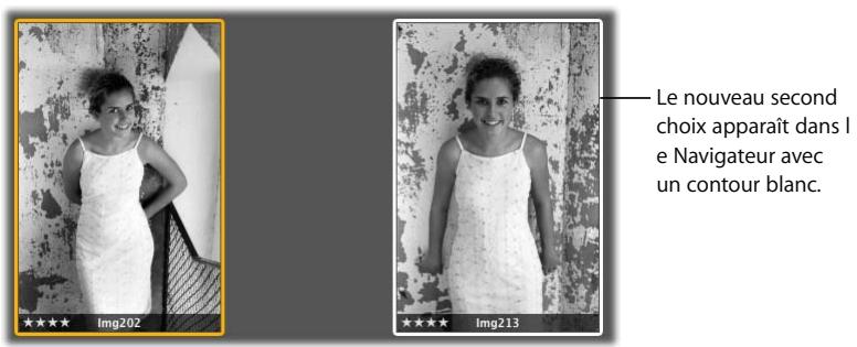 APPLE APERTURE 2.1.1 - Pour comparer et noter des images : - 3