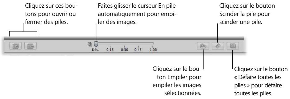APPLE APERTURE 2.1.1 - Pour créer des piles automatiques: - 1