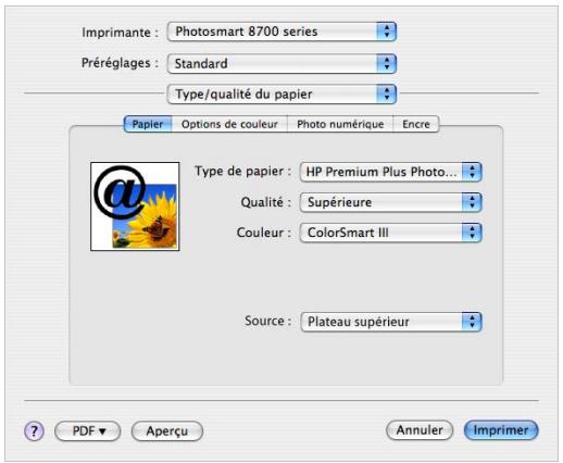 APPLE APERTURE 2.1.1 - Pour désactiver la gestion des couleurs sur une imprimante epic 2400 : - 3