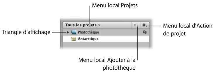 APPLE APERTURE 2.1.1 - Création et nommage des projets - 1