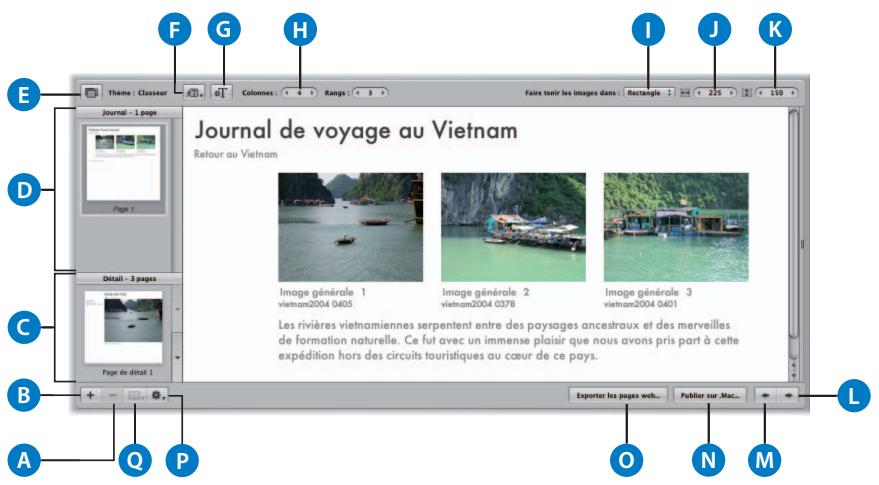 APPLE APERTURE 2.1.1 - Commandes de journal web - 1