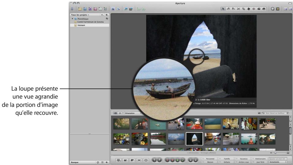 APPLE APERTURE 2.1.1 - Examen d'images à la loupe - 1