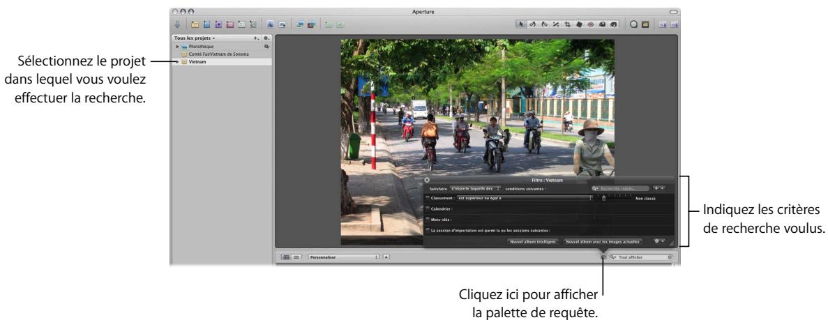 APPLE APERTURE 2.1.1 - Vue d'ensemble de la fonction de recherche - 5