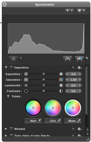 APPLE APERTURE 2.1.1 - Appuyez sur h. - 1