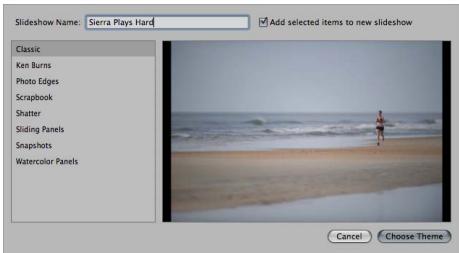 APPLE APERTURE 3 - Create a slideshow album - 1