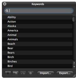 APPLE APERTURE 3 - Assigning Keywords to Images - 1