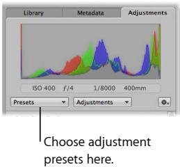 APPLE APERTURE 3 - Applying Adjustment Presets to Versions - 1