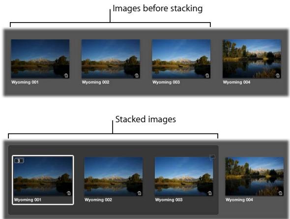 APPLE APERTURE 3 - Stacking Images - 1