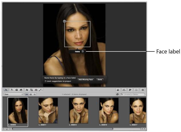 APPLE APERTURE 3 - Naming Faces - 1